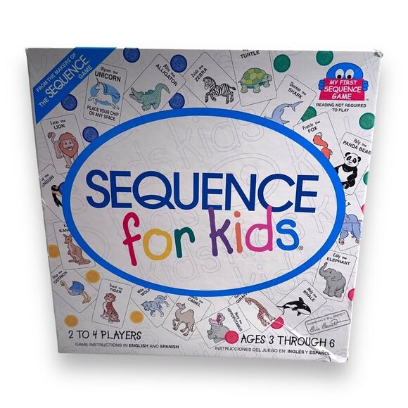 Sequence For Kids Board Game By Jax Ages 3 to 6 - Instructions are NOT Included - Picture 6 of 16